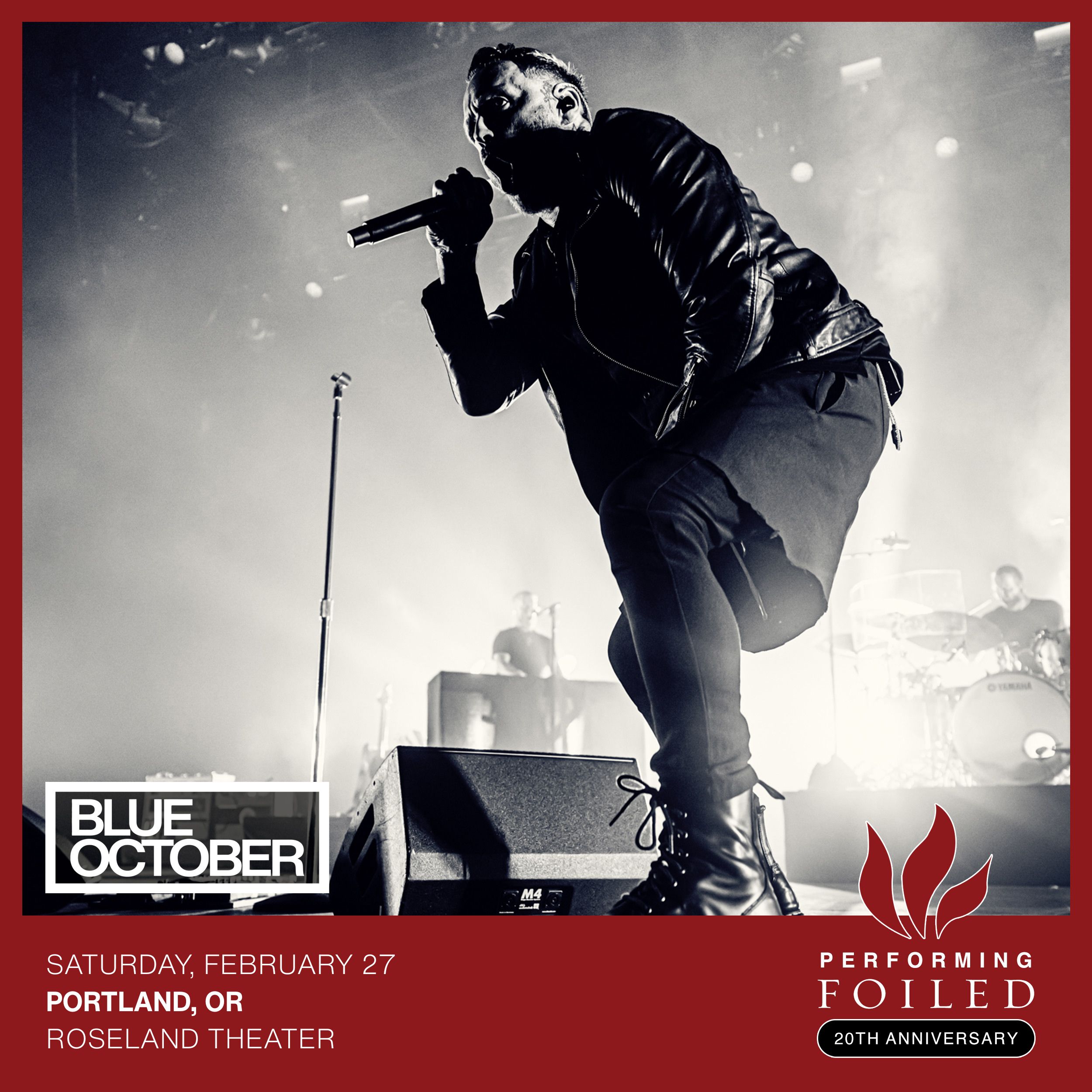 Blue October: Foiled 20th Anniversary World Tour event image