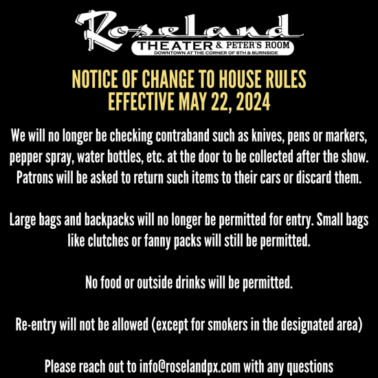 Roseland Rules Update
